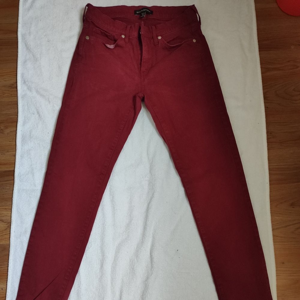 Banana Republic Crimson Skinny Jeans